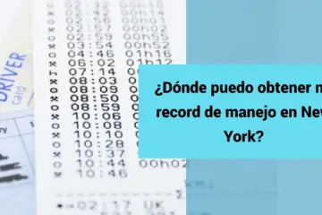 ¿Dónde puedo obtener mi record de manejo en New York?